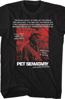 Each Buries His Own Pet Sematary T-Shirt