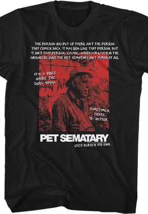 Each Buries His Own Pet Sematary T-Shirt
