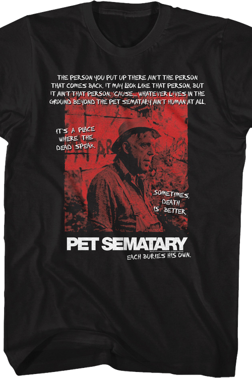 Each Buries His Own Pet Sematary T-Shirt