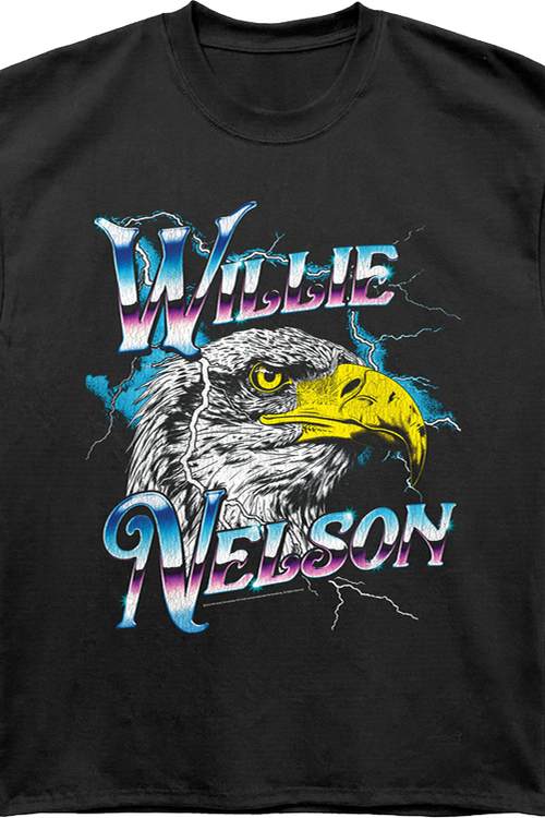 Eagle Lightning Willie Nelson Oversized T-Shirt