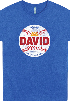 Eat Spit Play Ball David Sunflower Seeds T-Shirt