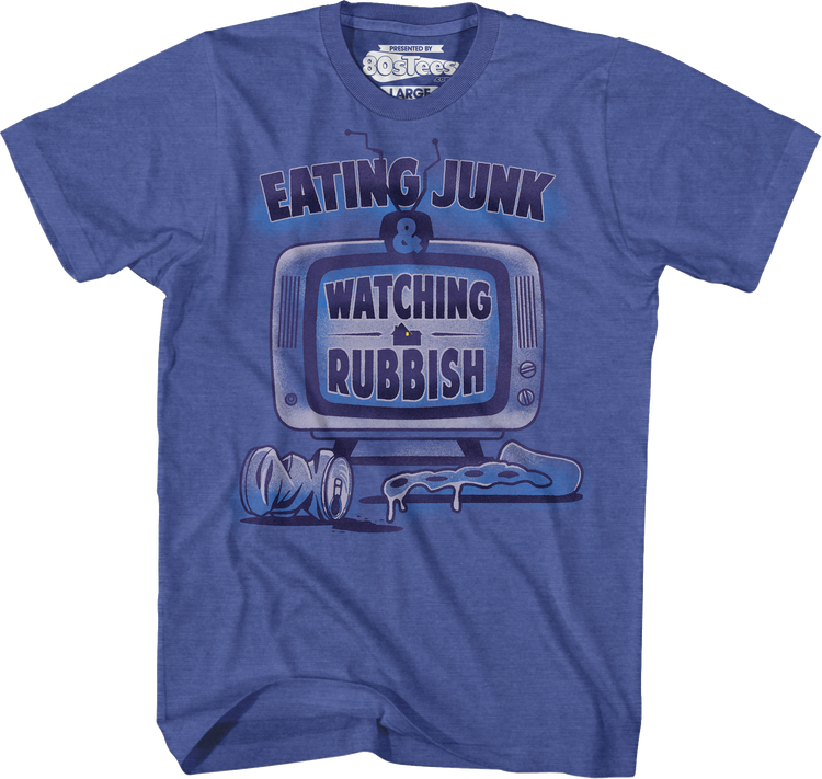Eating Junk & Watching Rubbish Home Alone T-Shirt