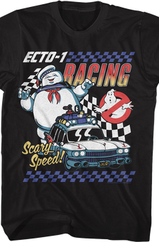 Ecto-1 Racing Real Ghostbusters T-Shirt