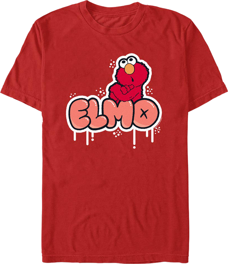 Elmo Graffiti Sesame Street T-Shirt