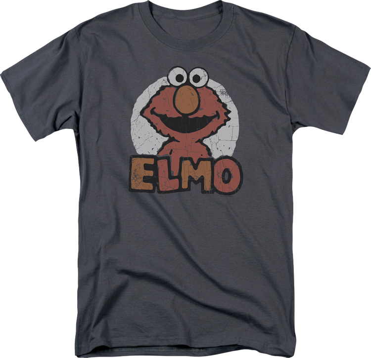 Elmo Illustration Sesame Street T-Shirt