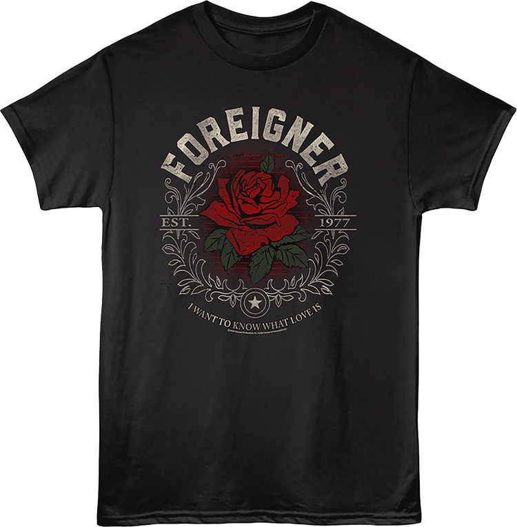 Est. 1977 I Want To Know What Love Is Foreigner T-Shirt