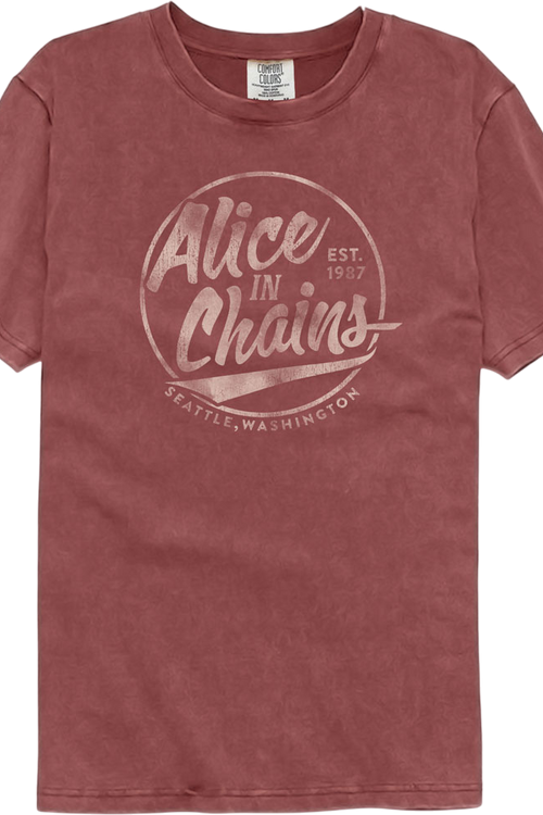 Est. 1987 Alice In Chains Comfort Colors Brand T-Shirt