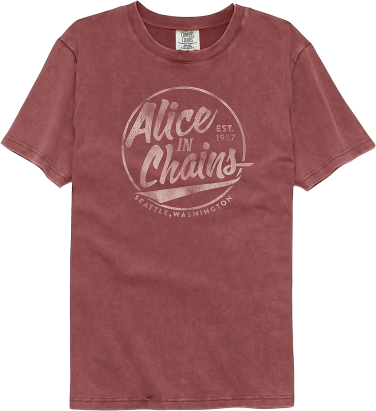 Est. 1987 Alice In Chains Comfort Colors Brand T-Shirt