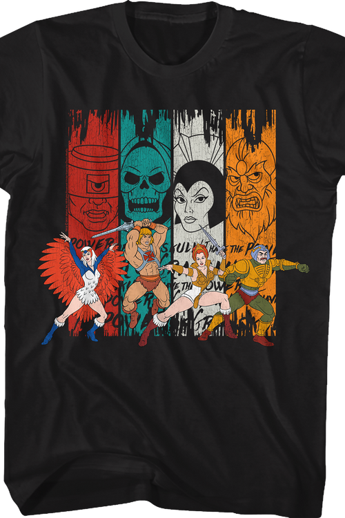 Evil Brush Strokes Masters of the Universe T-Shirt