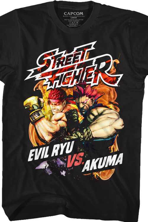 Evil Ryu vs Akuma Street Fighter T-Shirt