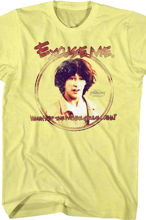 Excuse Me Bill and Ted's Excellent Adventure T-Shirt