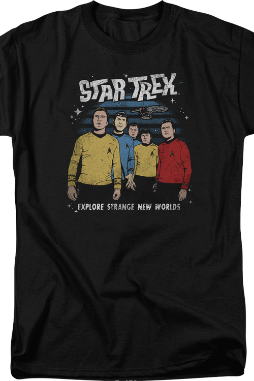 Vintage Explore Strange New Worlds Star Trek T-Shirt