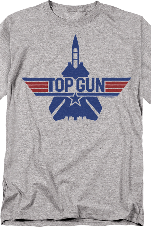 F-14 Tomcat Silhouette & Logo Top Gun T-Shirt