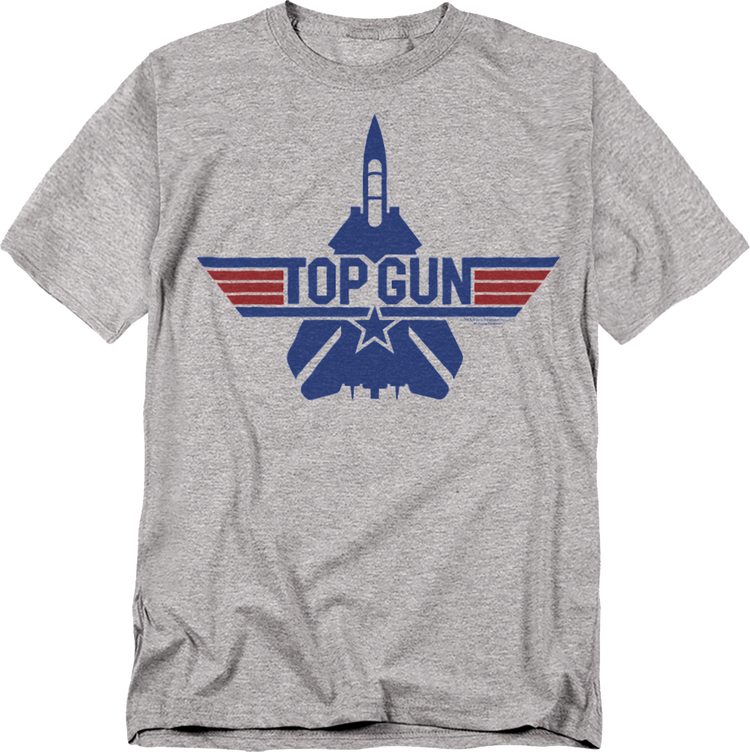 F-14 Tomcat Silhouette & Logo Top Gun T-Shirt
