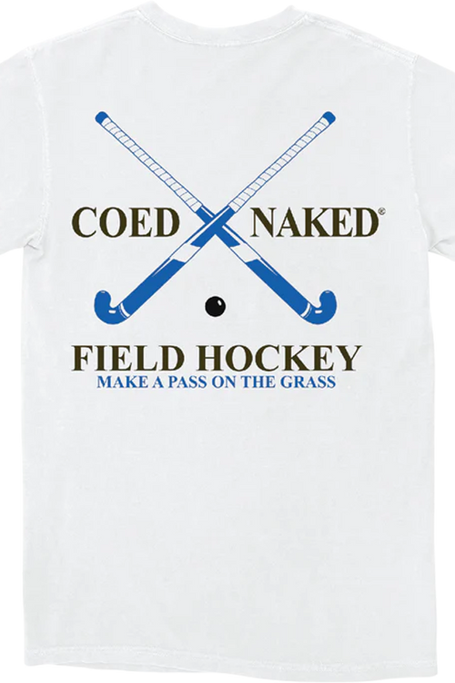 Field Hockey Coed Naked T-Shirt