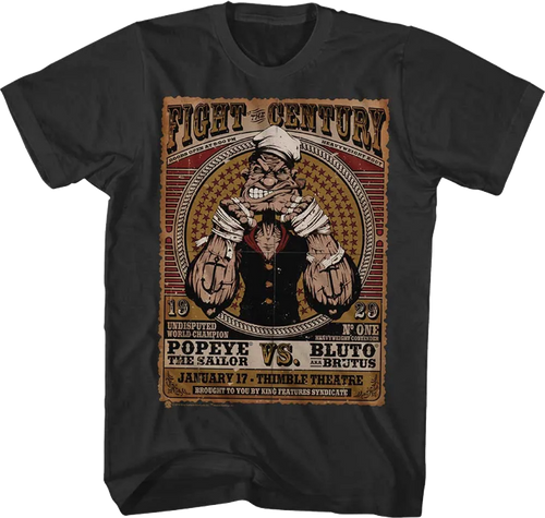 Fight Of The Century Popeye T-Shirt