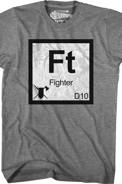Fighter Element Symbol Dungeons & Dragons T-Shirt
