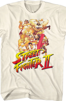 Fighting Poses Street Fighter II T-Shirt