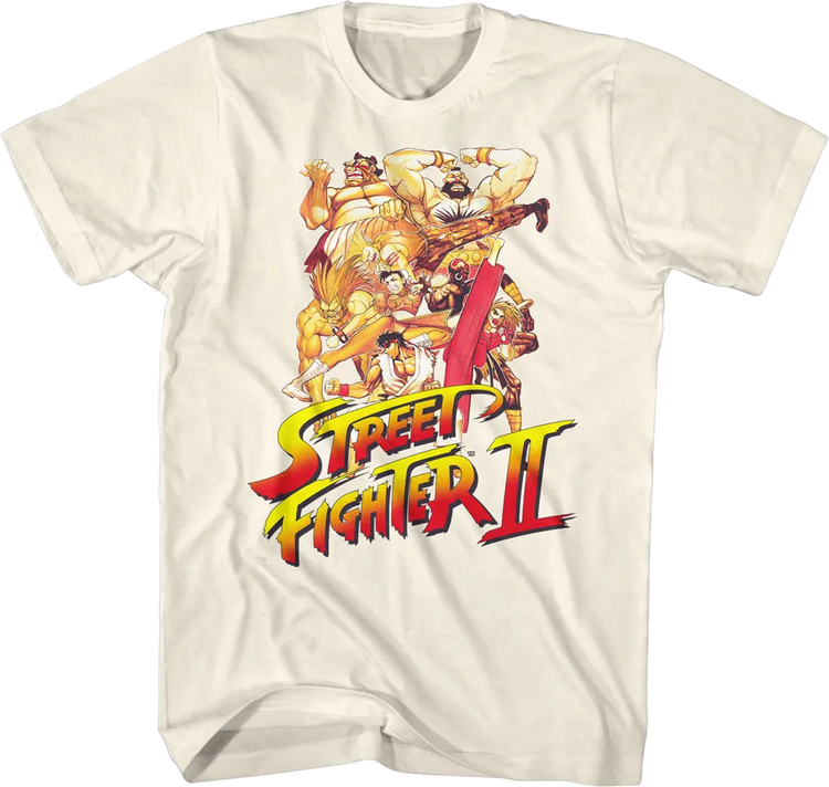 Fighting Poses Street Fighter II T-Shirt