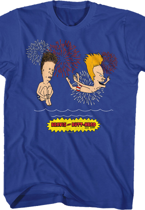 Firework Swim Beavis And Butt-Head T-Shirt