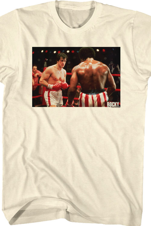 First Fight Apollo Creed vs Rocky Balboa T-Shirt