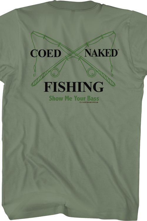 Fishing Coed Naked T-Shirt