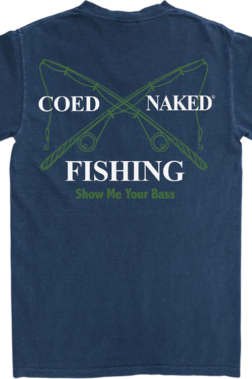 Fishing Coed Naked T-Shirt