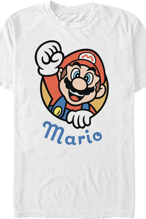 White Fist Pump Super Mario Bros. T-Shirt