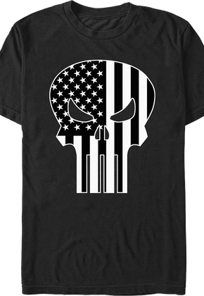 Flag Skull Logo Punisher Marvel Comics T-Shirt