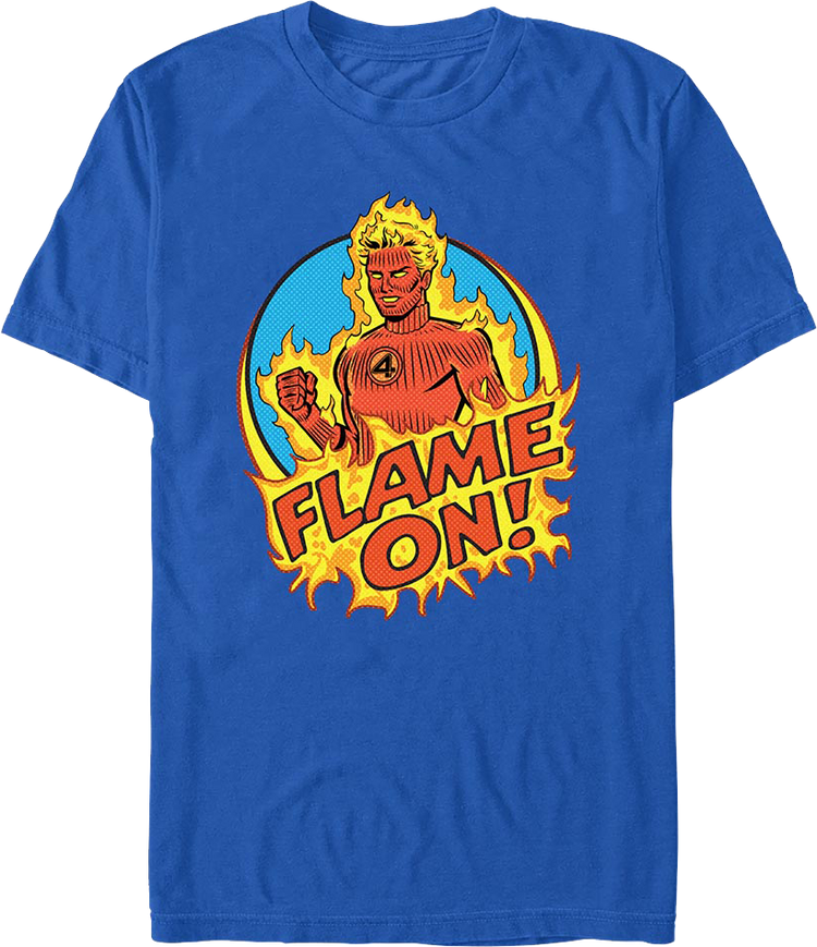 Flame On Fantastic Four T-Shirt