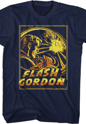 Space Explosion Flash Gordon T-Shirt