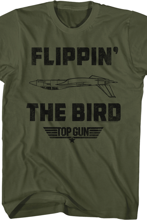 Flippin' The Bird Top Gun T-Shirt