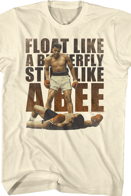Float Like A Butterfly Sting Like A Bee Muhammad Ali T-Shirt