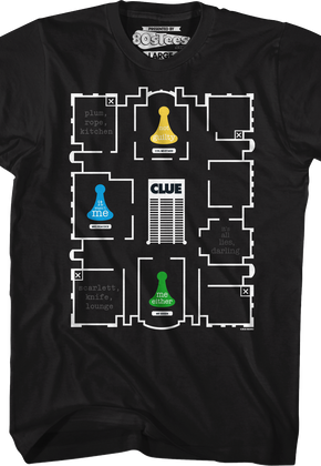 Floor Plan Clue T-Shirt