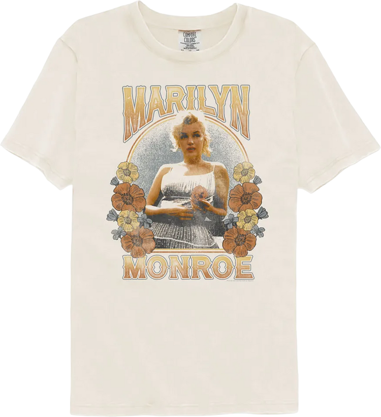 Floral Arch Marilyn Monroe Comfort Colors Brand T-Shirt