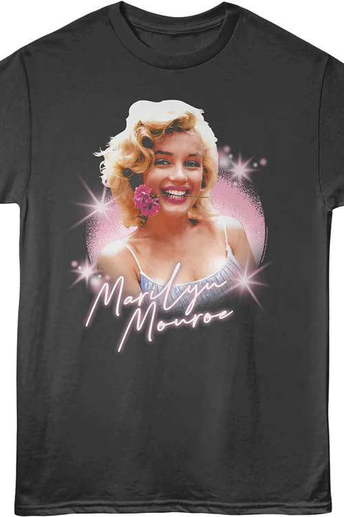Flower Marilyn Monroe T-Shirt