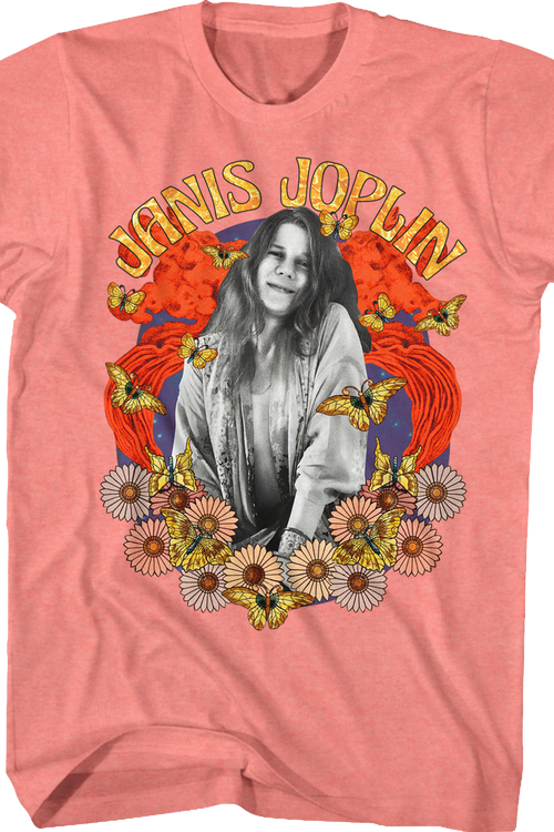 Flower Power Janis Joplin T-Shirt