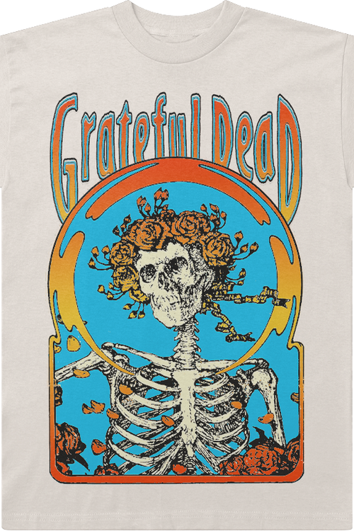 Flower Skeleton Grateful Dead T-Shirt