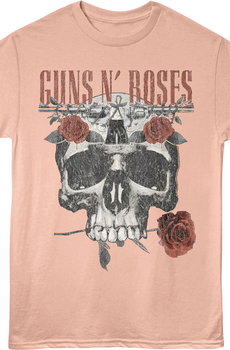 Flower Skull Guns N' Roses T-Shirt