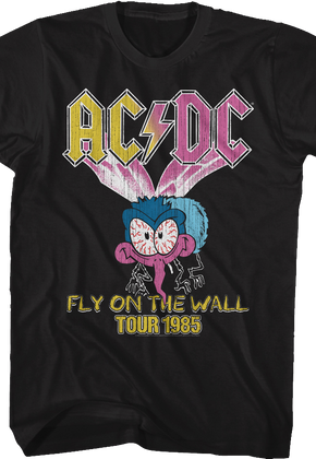 Fly On The Wall Tour 1985 ACDC Shirt
