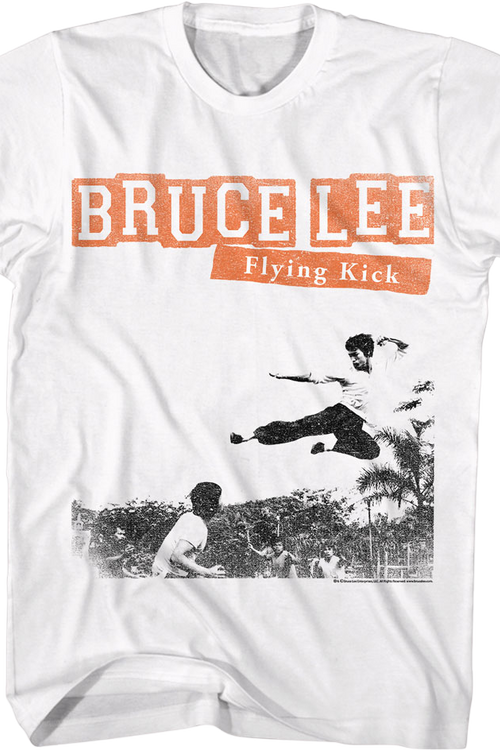 Flying Kick Bruce Lee T-Shirt