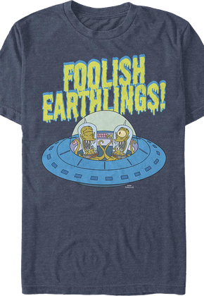Foolish Earthlings Simpsons T-Shirt