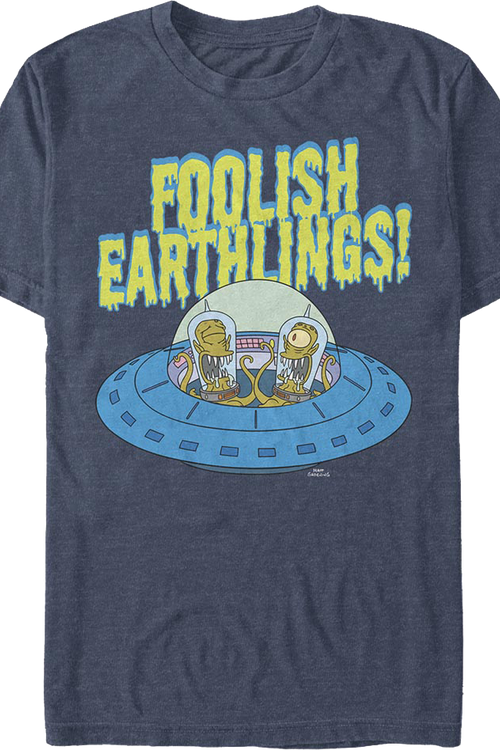 Foolish Earthlings Simpsons T-Shirt