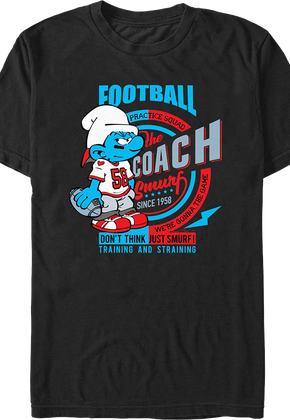 Football Practice Squad Smurfs T-Shirt