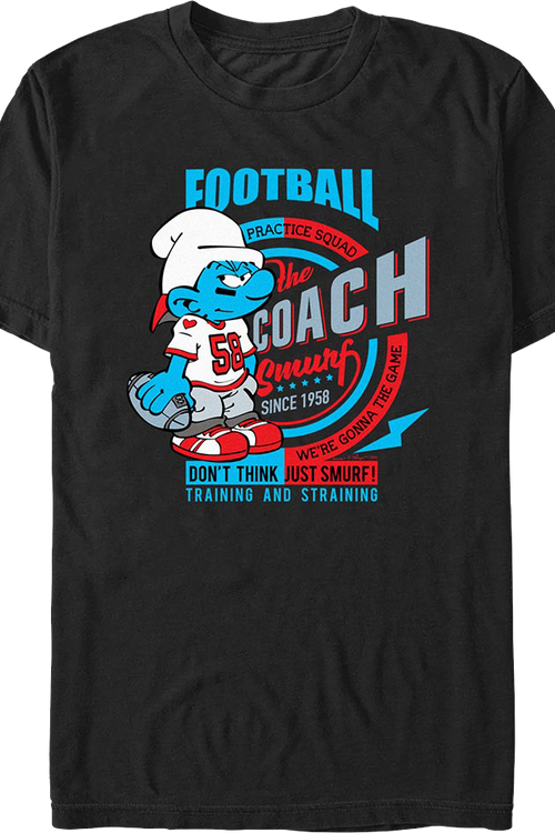 Football Practice Squad Smurfs T-Shirt