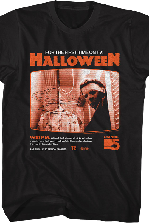 For The First Time On TV Halloween T-Shirt