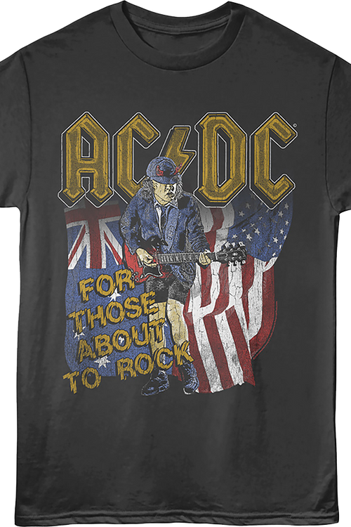 For Those About To Rock Flags ACDC T-Shirt