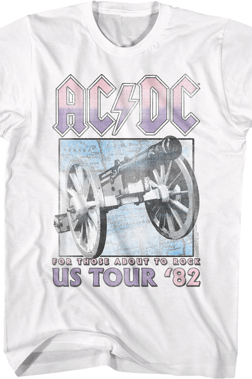 For Those About To Rock US Tour '82 ACDC Shirt