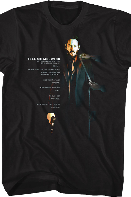 Formal Event Or Social Affair John Wick T-Shirt