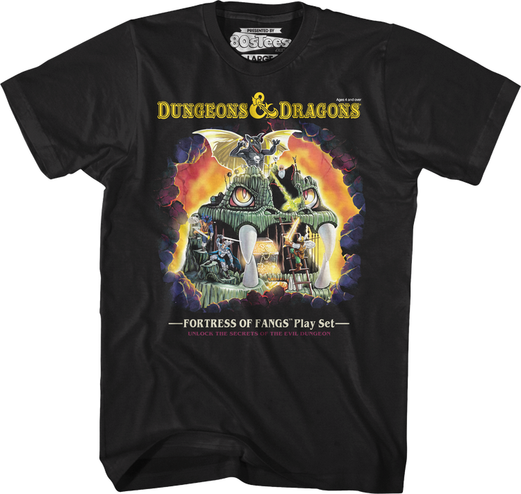Fortress Of Fangs Dungeons & Dragons T-Shirt